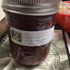 Raspberry Chocolate Liqueur Jam