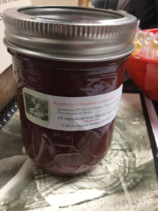 Raspberry Chocolate Liqueur Jam